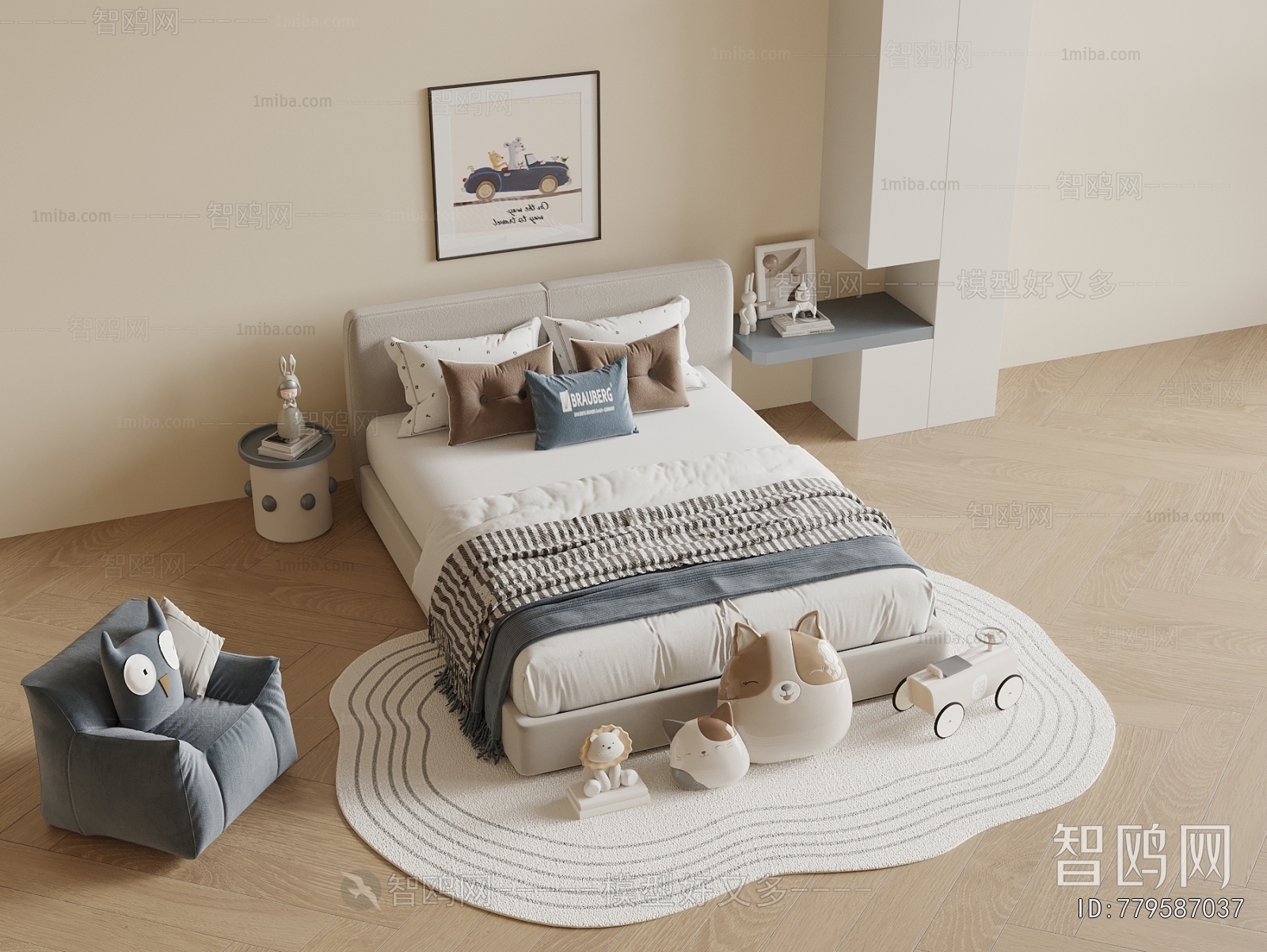 Modern Double Bed