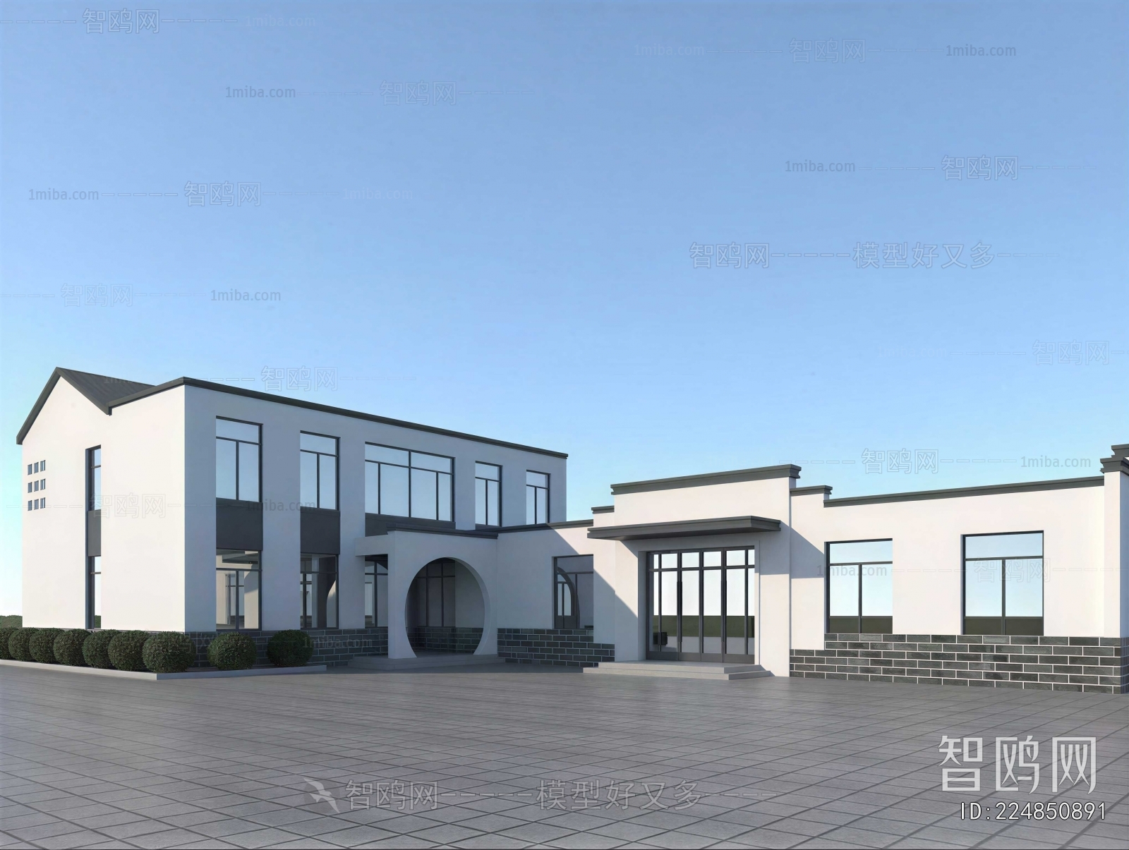 New Chinese Style Public Building