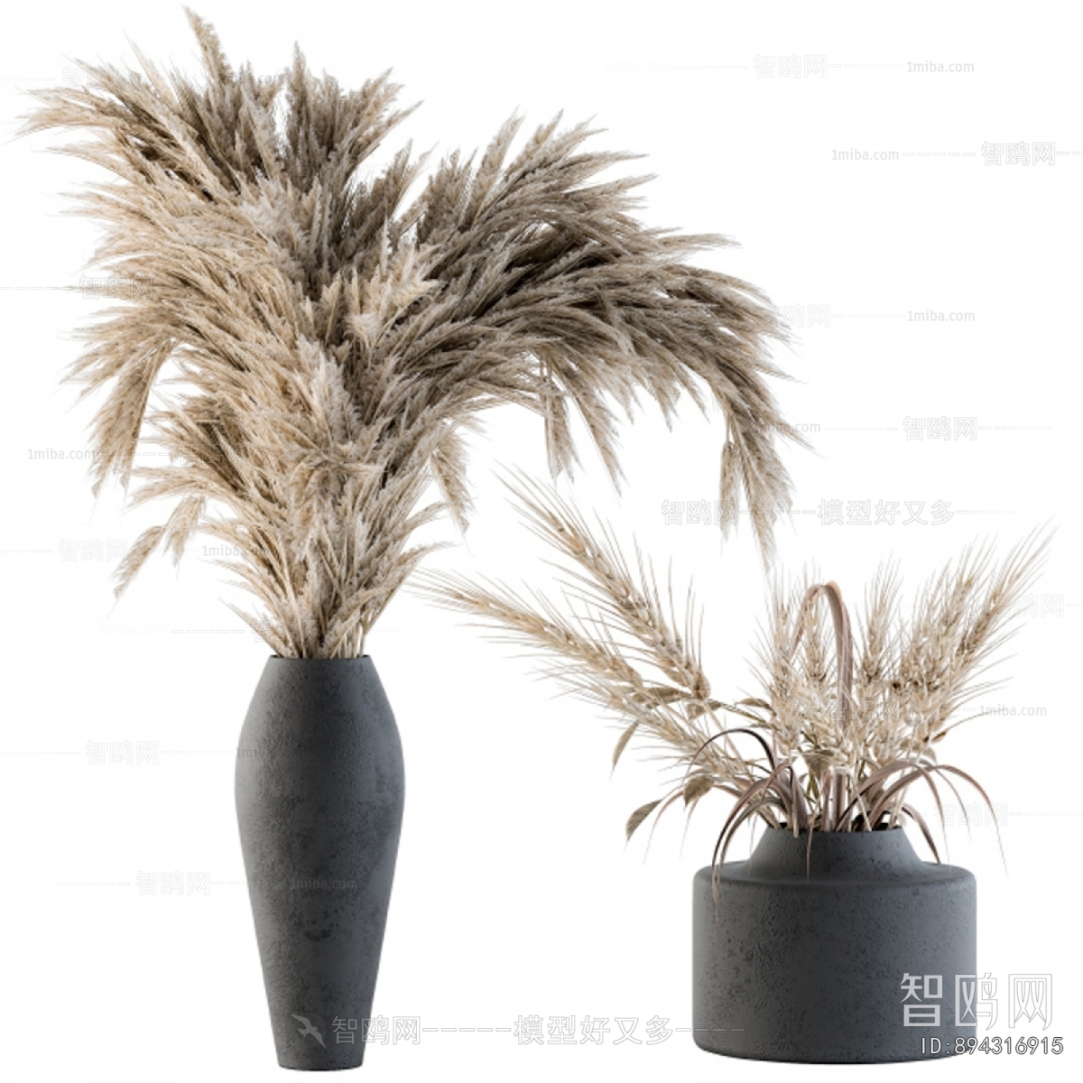 Modern Ground Green Plant Potted Plants