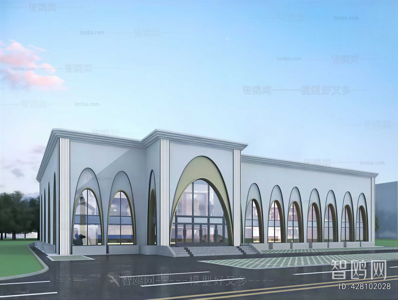 Modern Appearance Of Commercial Building