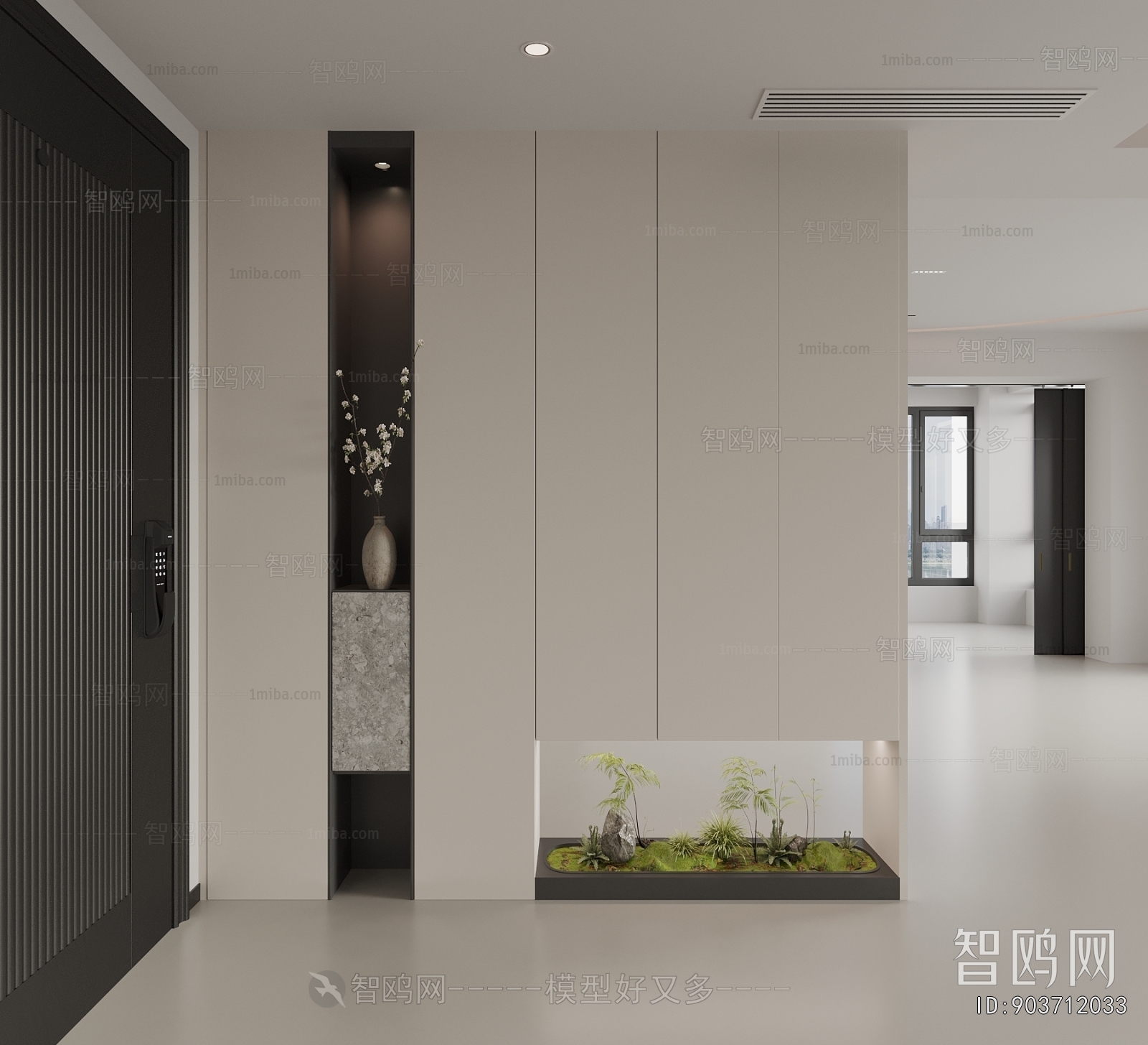 Modern Entrance Cabinet
