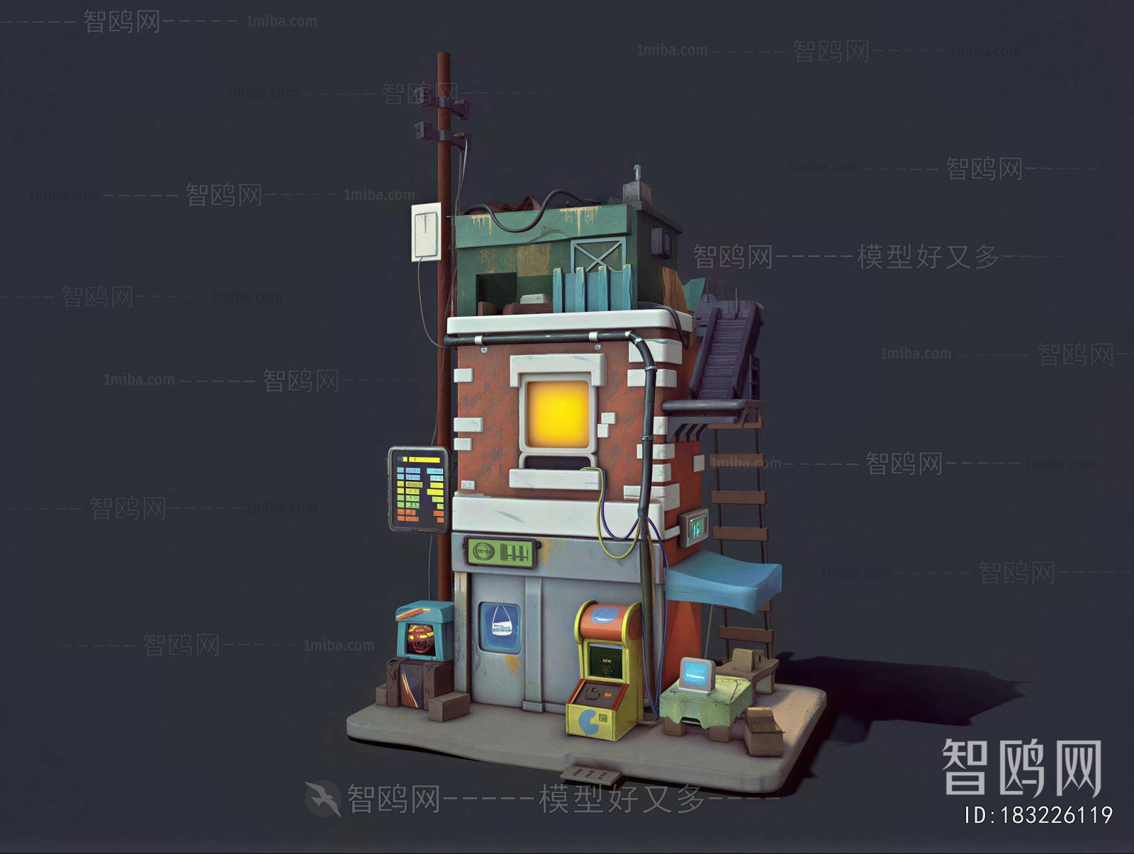 Modern Cartoon House