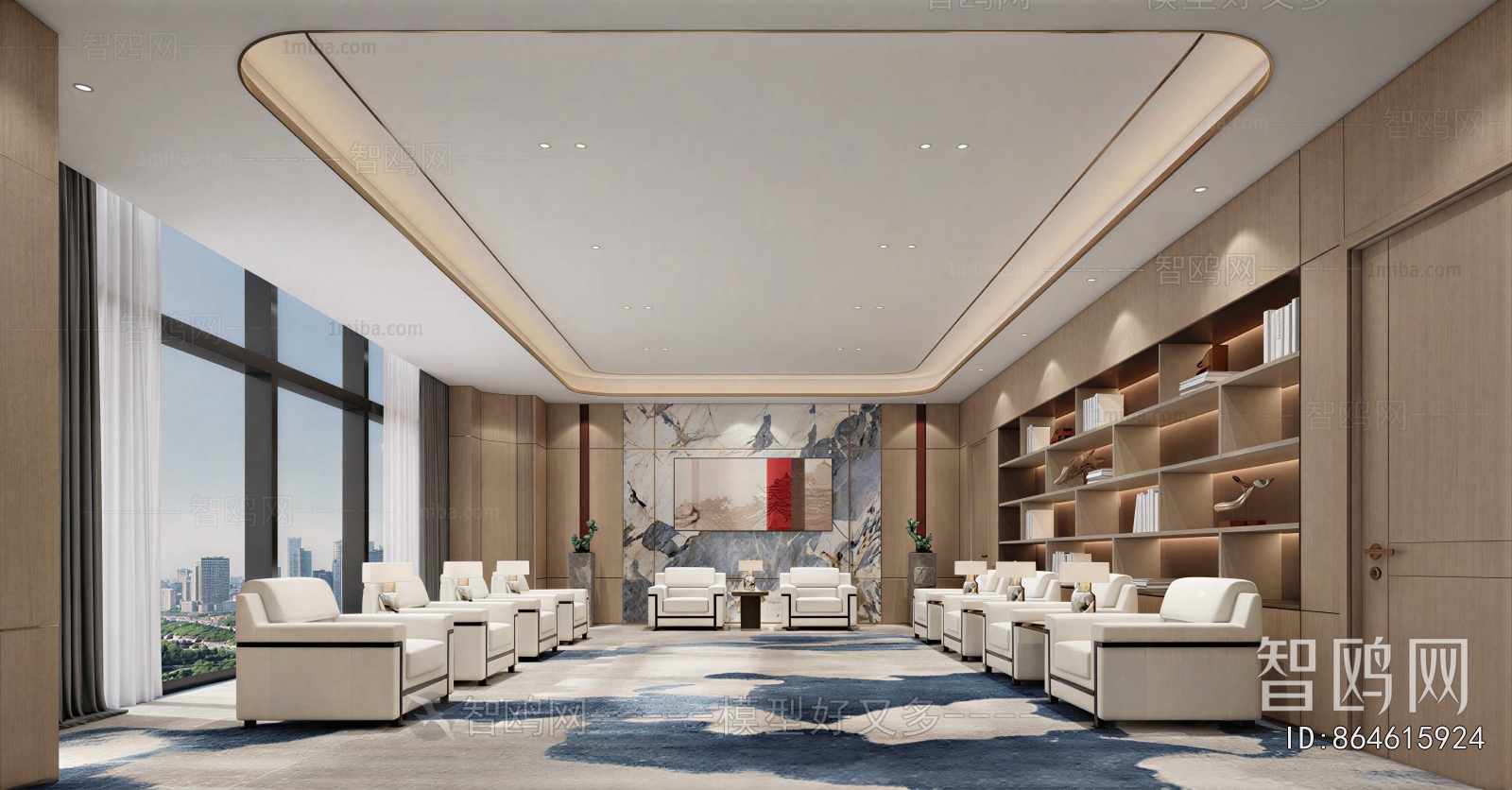 New Chinese Style Reception Room