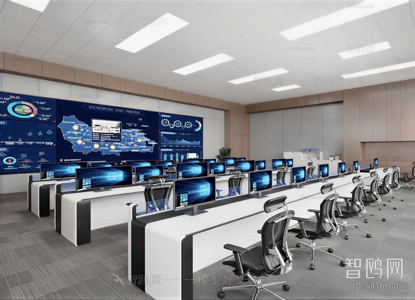Modern Monitor Room