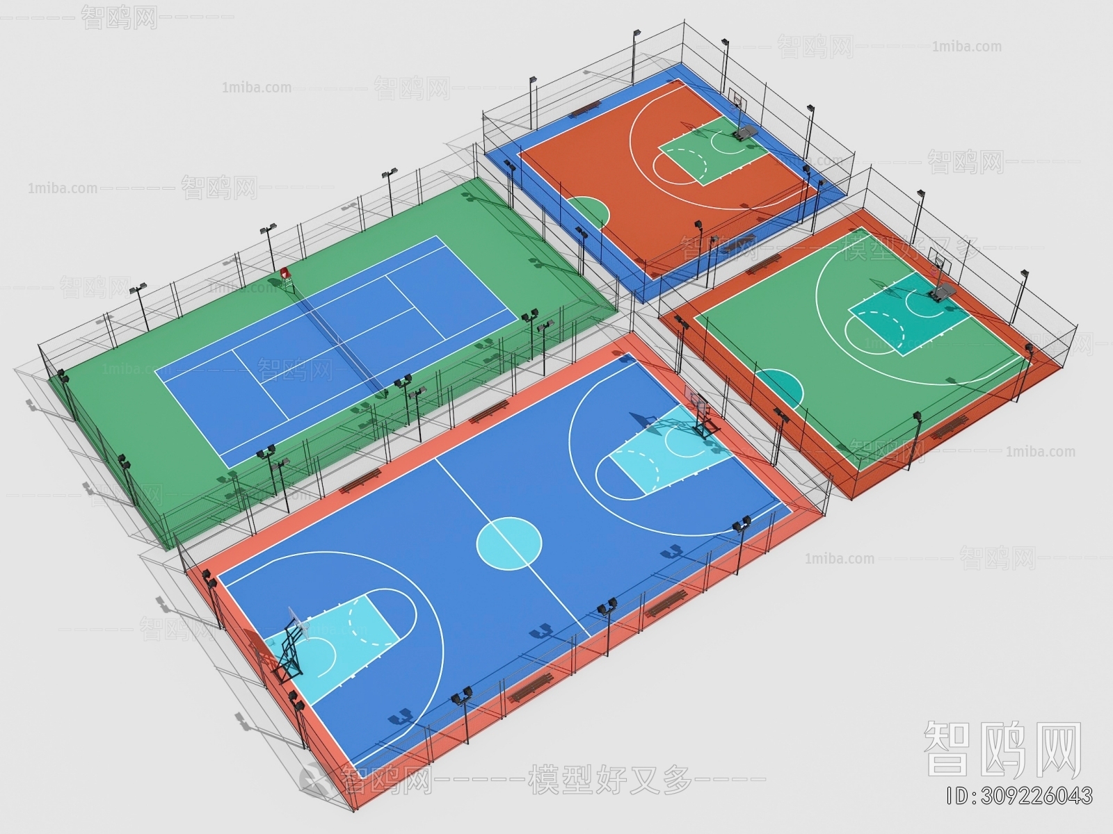 Modern Outdoor Sports Stadium