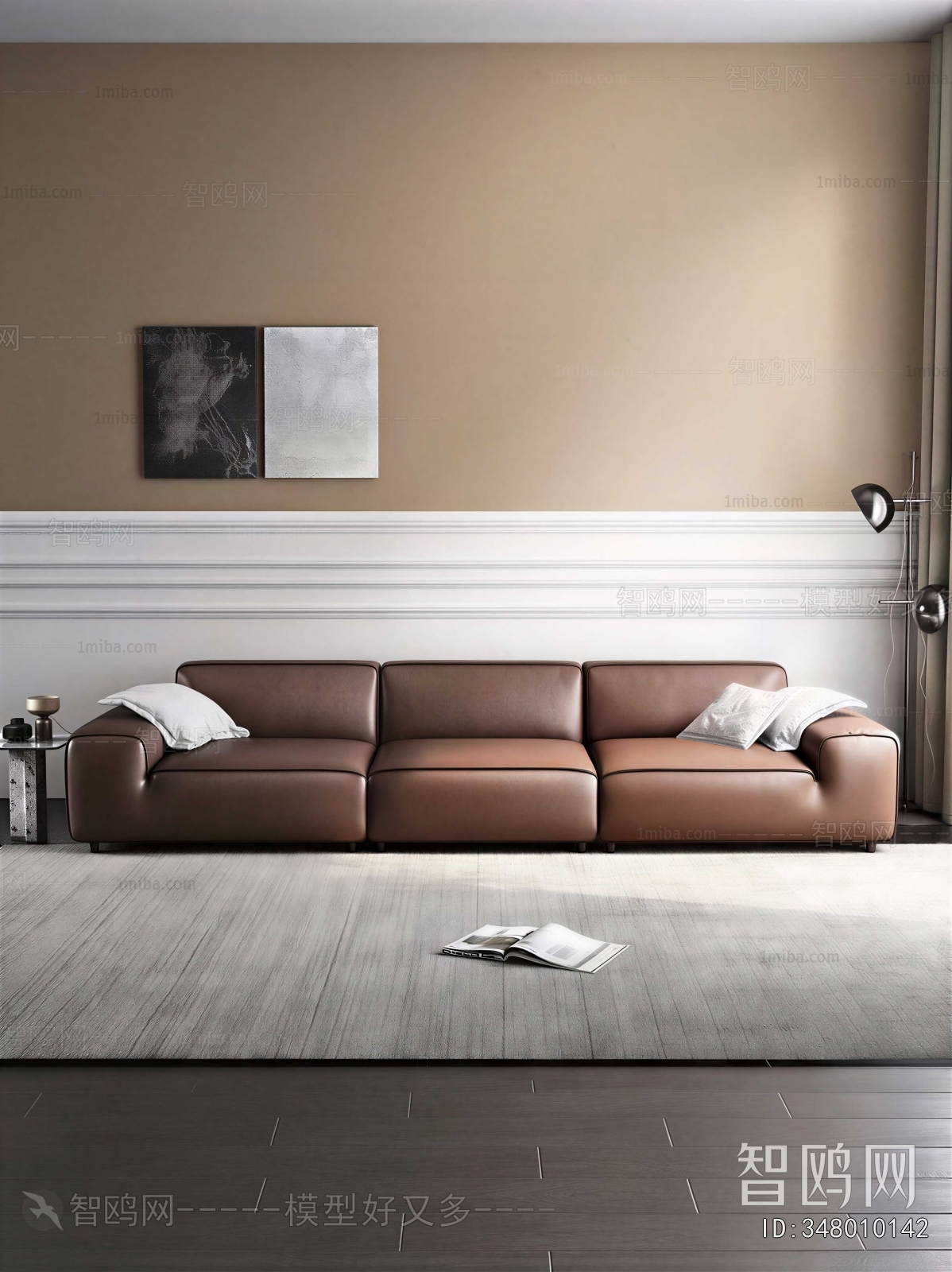 Modern Three-seat Sofa