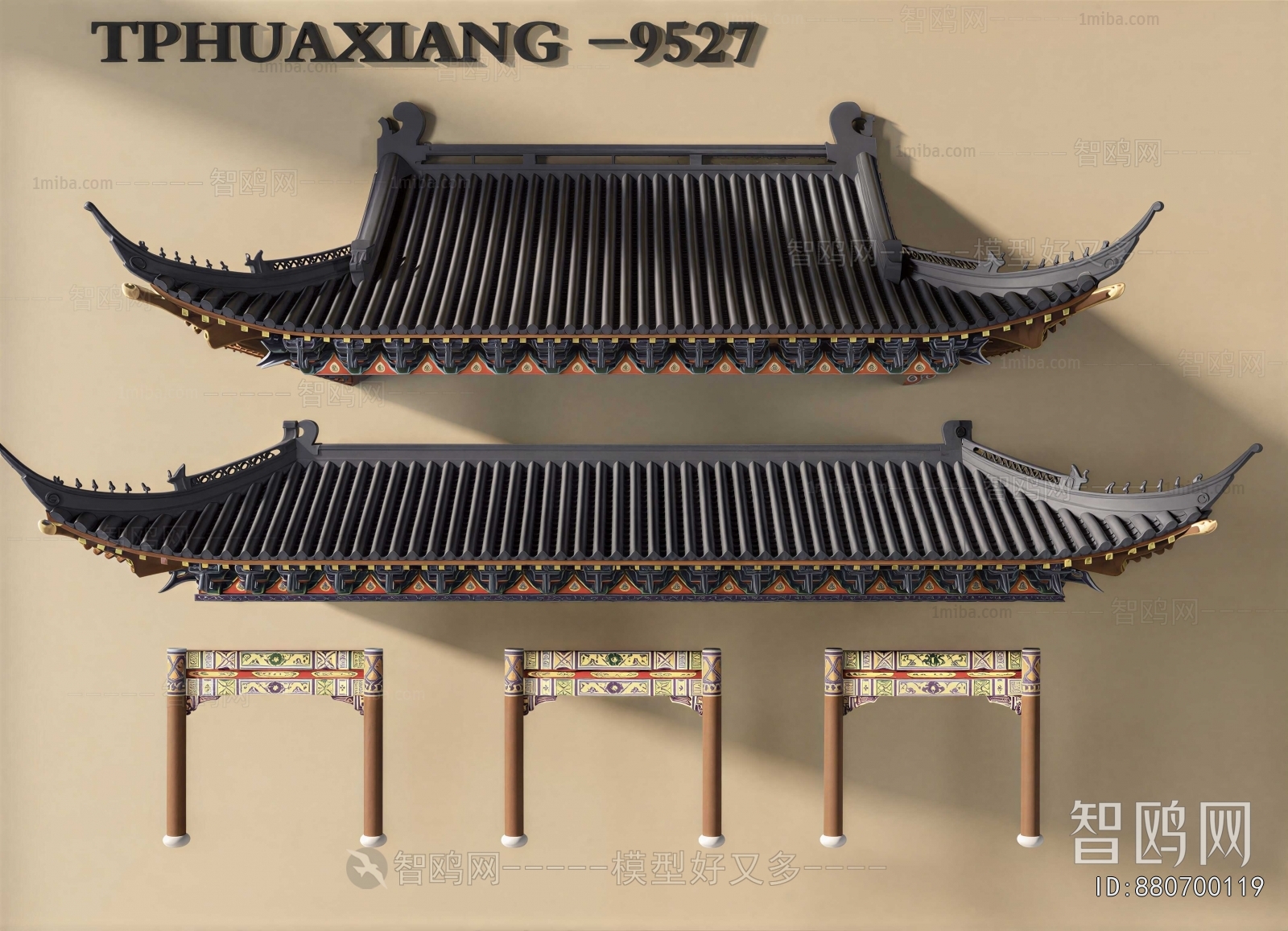 Chinese Style Building Component