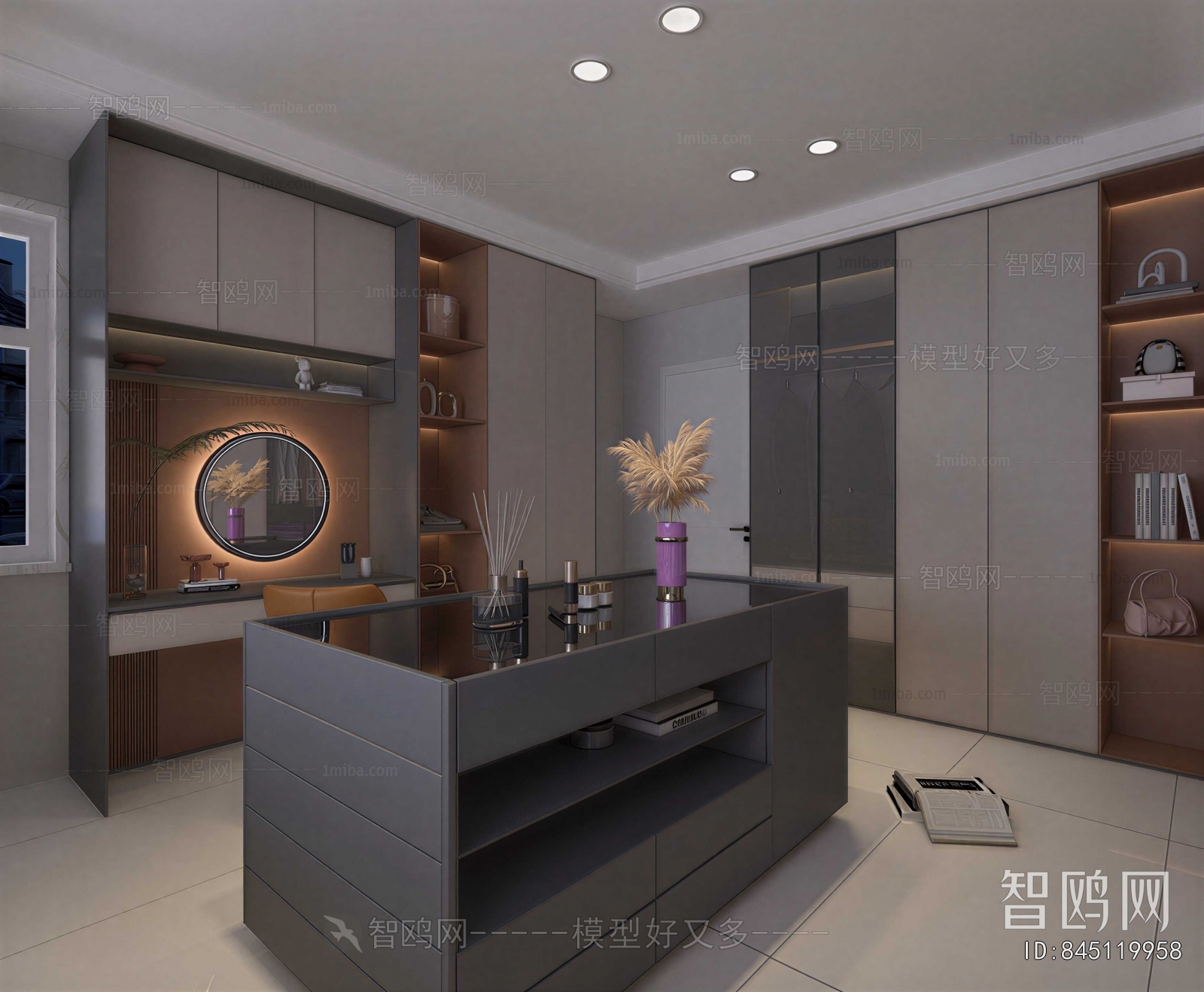 Modern Clothes Storage Area