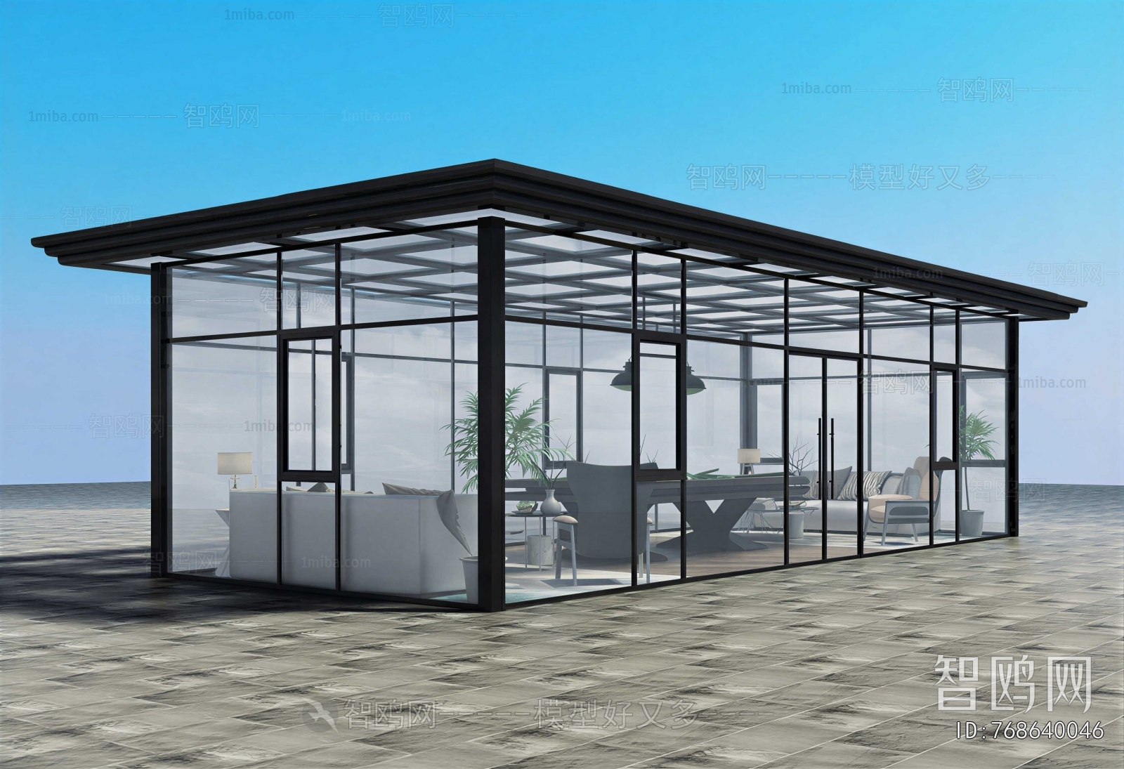 Modern Glass Sunshine Room