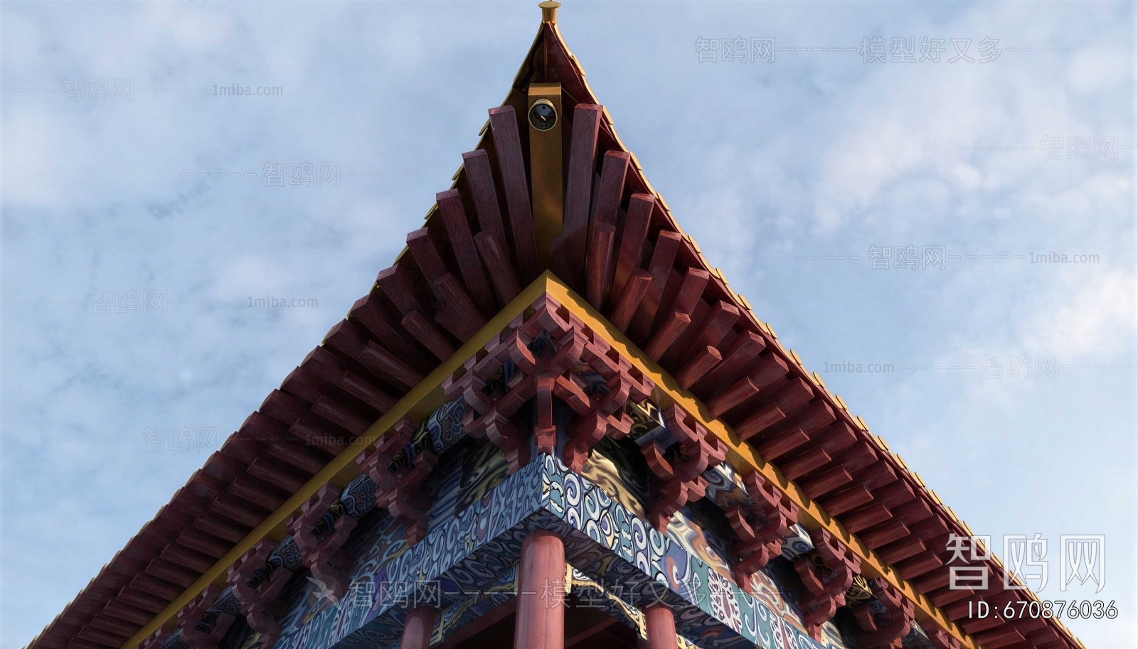 Chinese Style Ancient Architectural Buildings