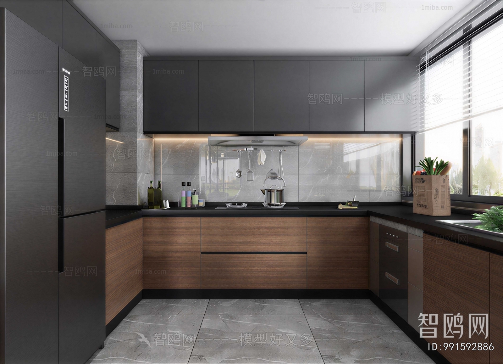 Modern The Kitchen