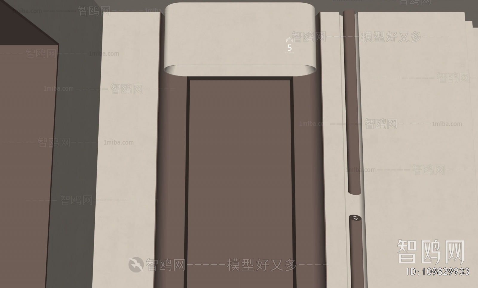 Modern Office Elevator Hall