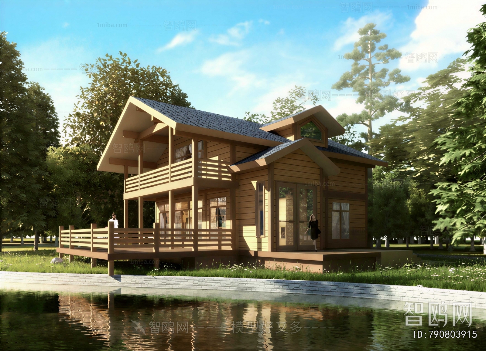 New Chinese Style Building Appearance