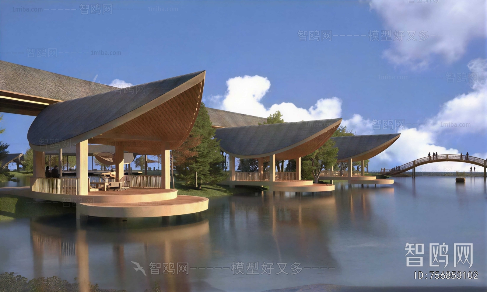 Modern Park Landscape