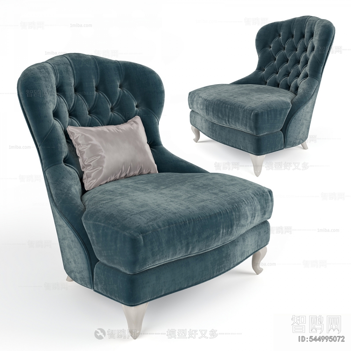 Simple European Style Single Sofa