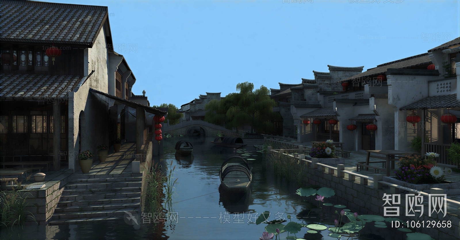 Chinese Style Ancient Architectural Buildings