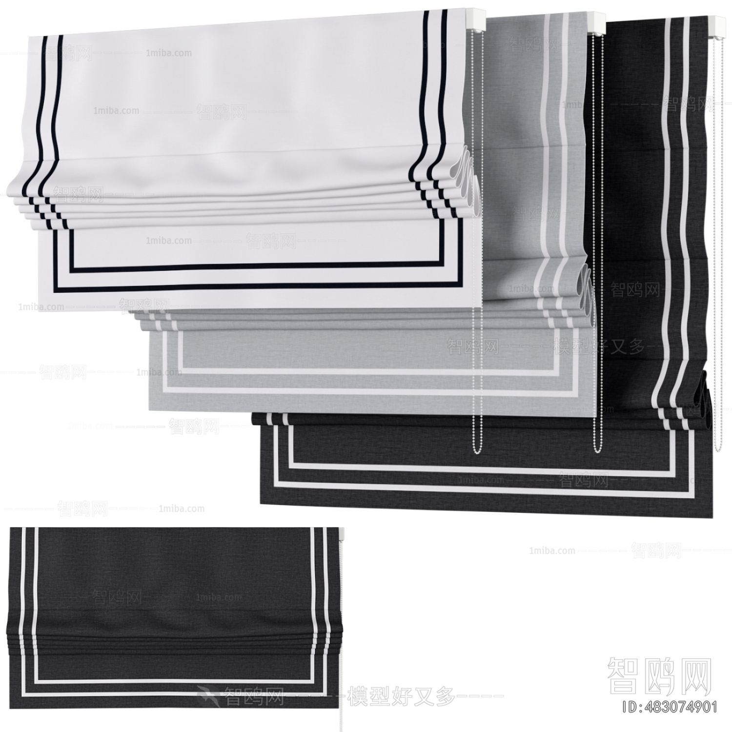 Modern Roman Curtain