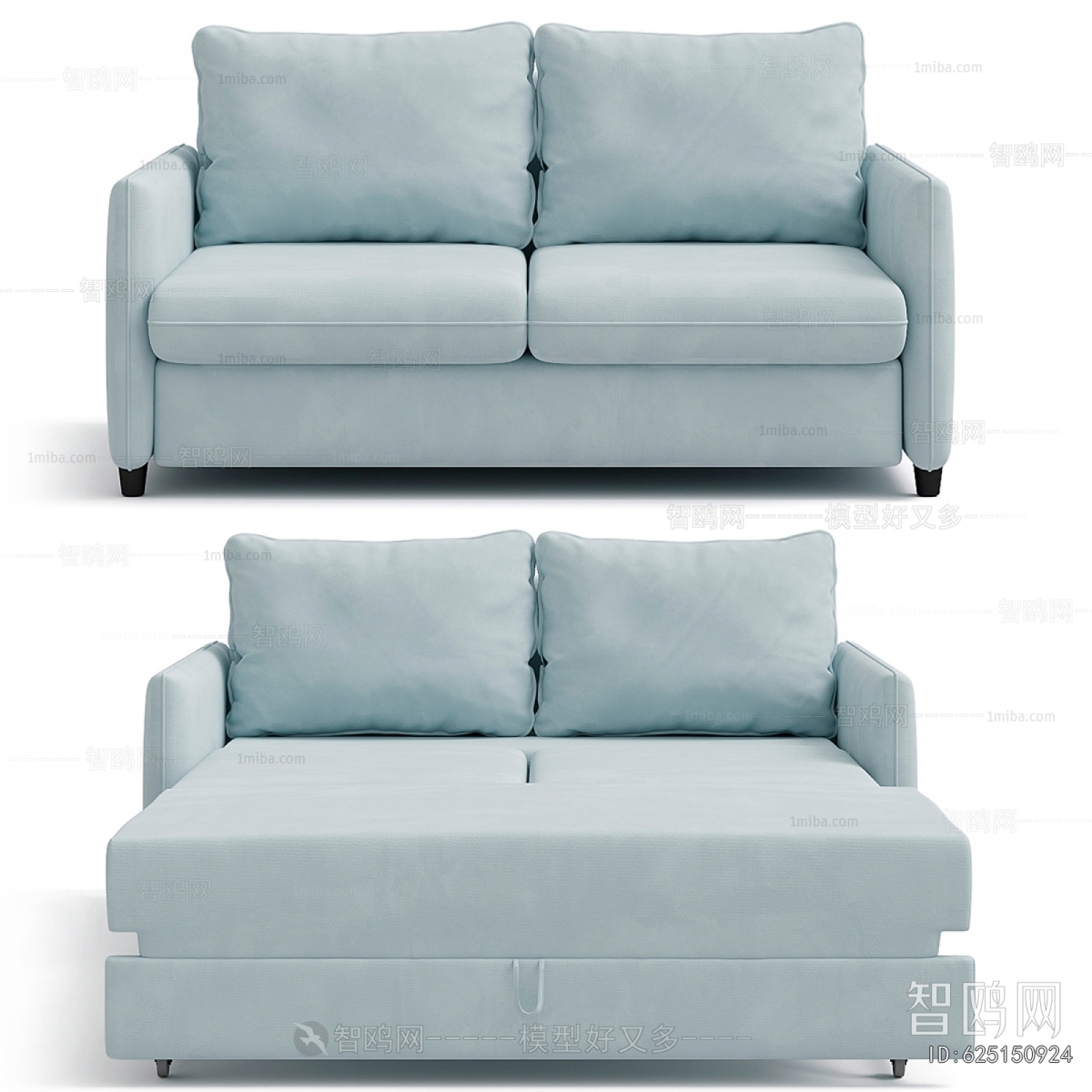 Nordic Style A Sofa For Two