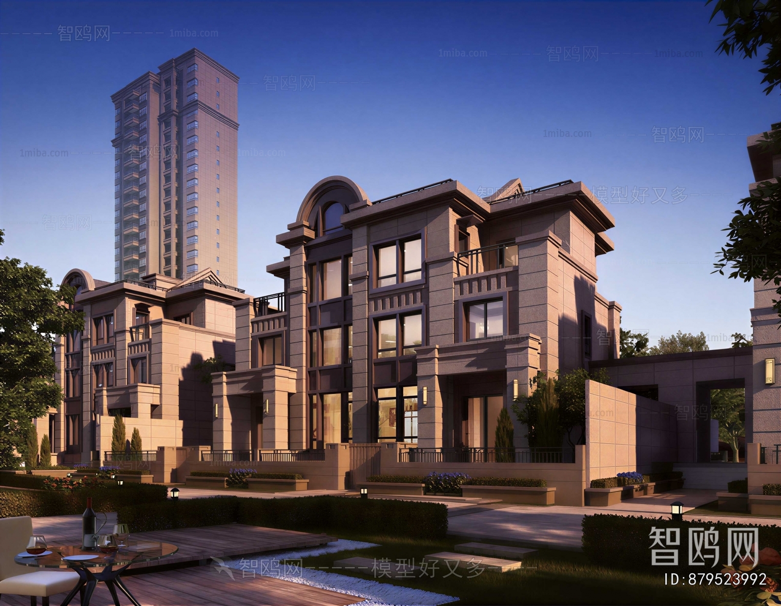 New Chinese Style Residential Building