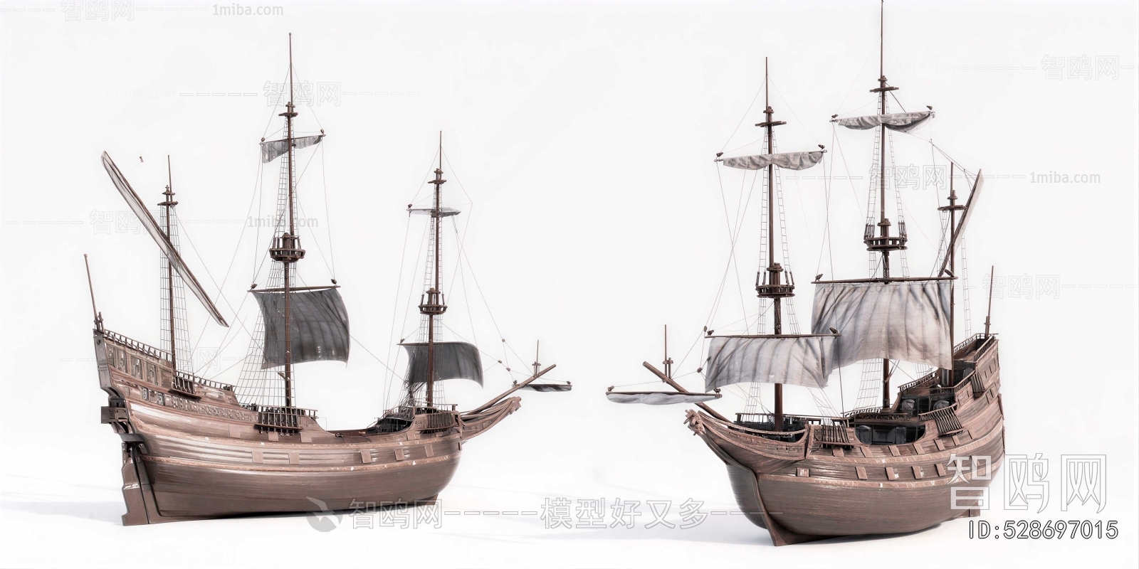 Retro Style Ship