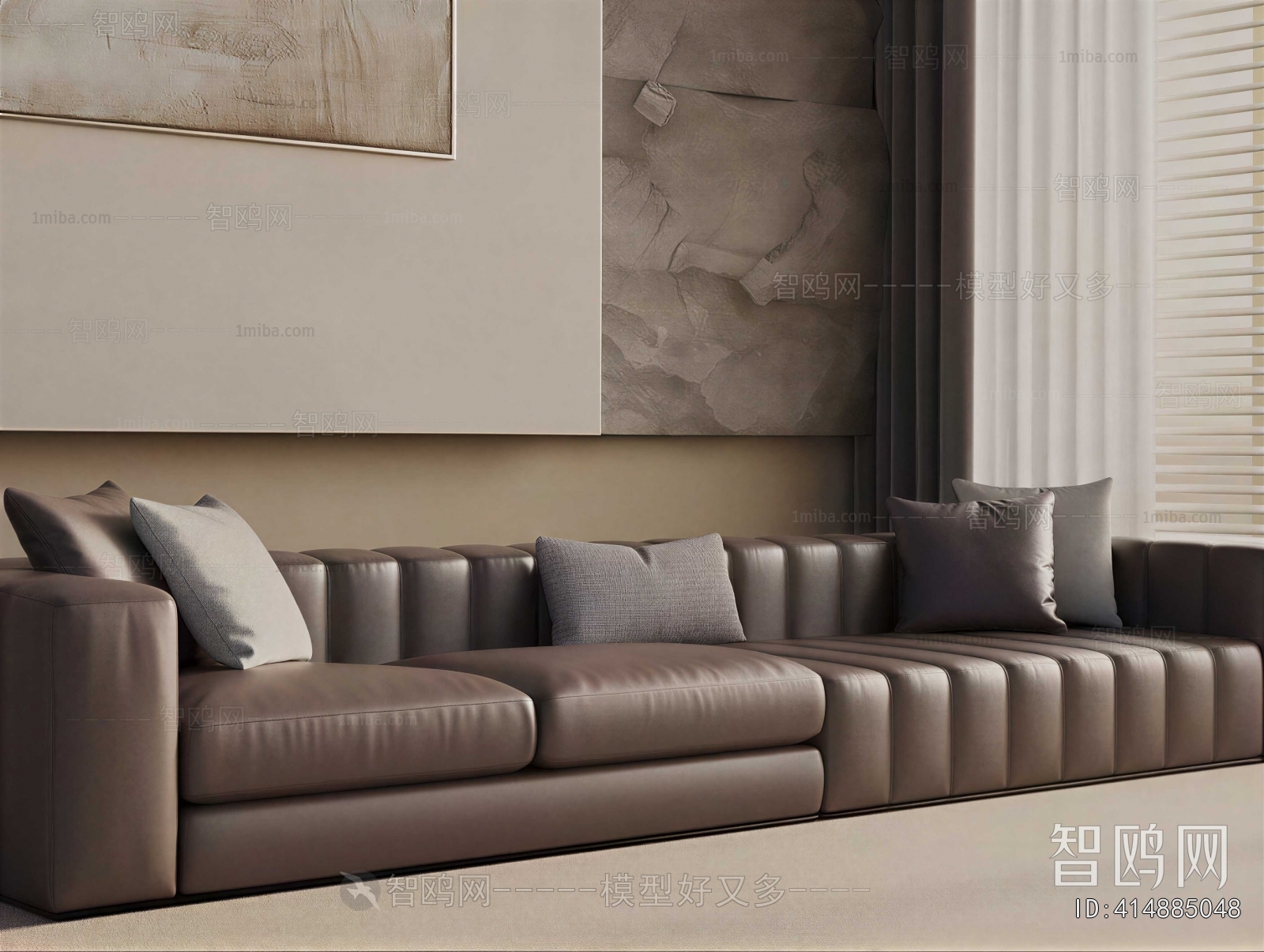 Modern Three-seat Sofa