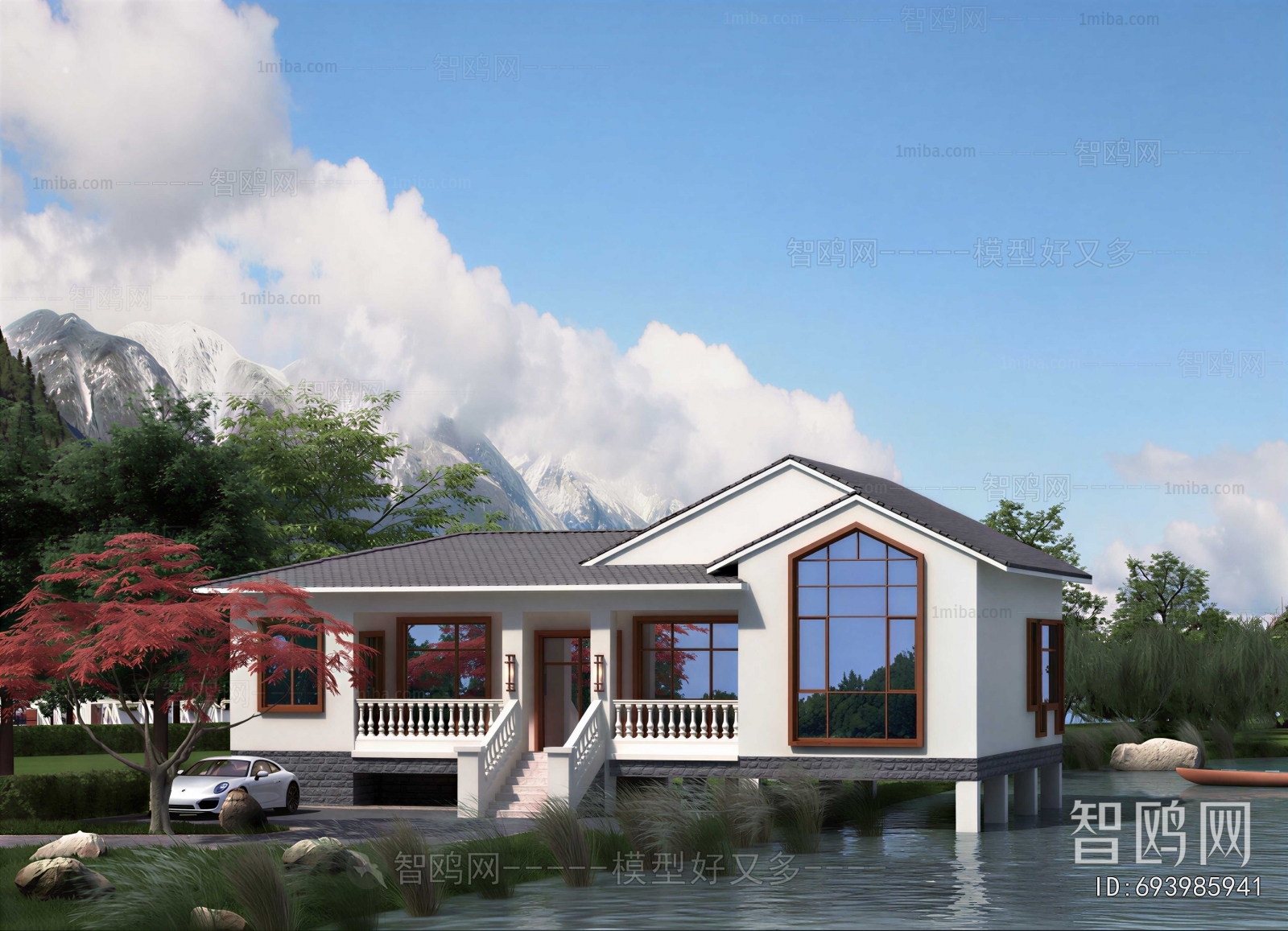 European Style Building Appearance