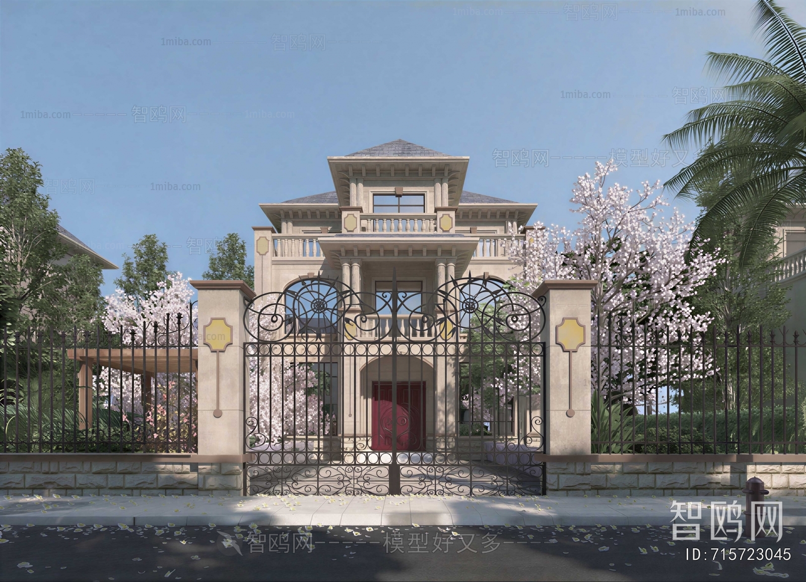 European Style Villa Appearance