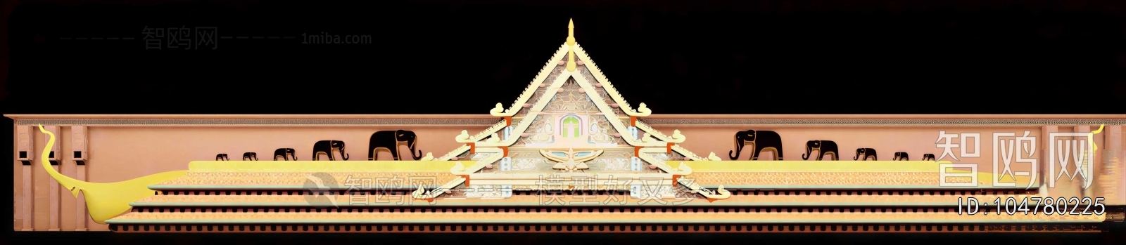 Southeast Asian Style Facade Element
