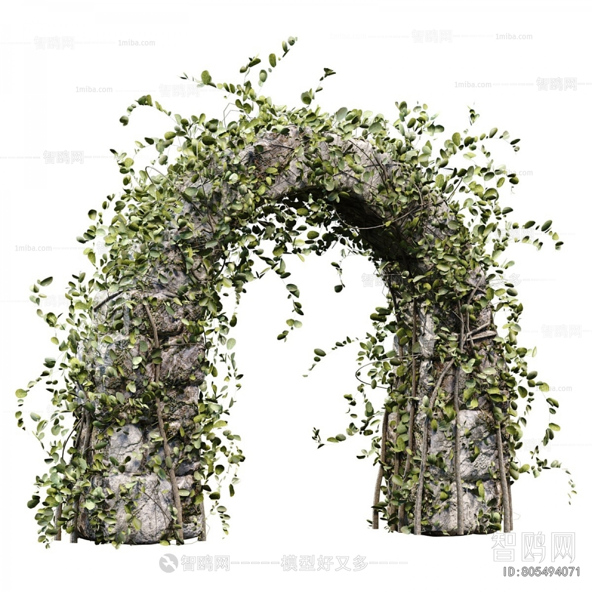 Modern Tree/shrub/grass