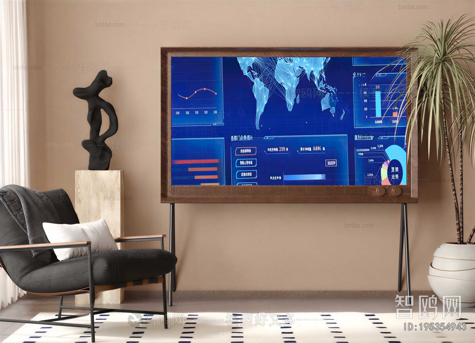 Modern TV Set