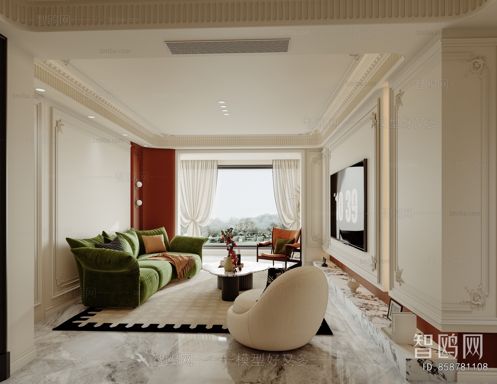 French Style A Living Room