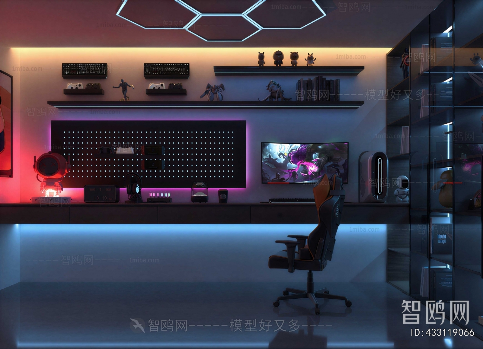 Modern E-sports Room