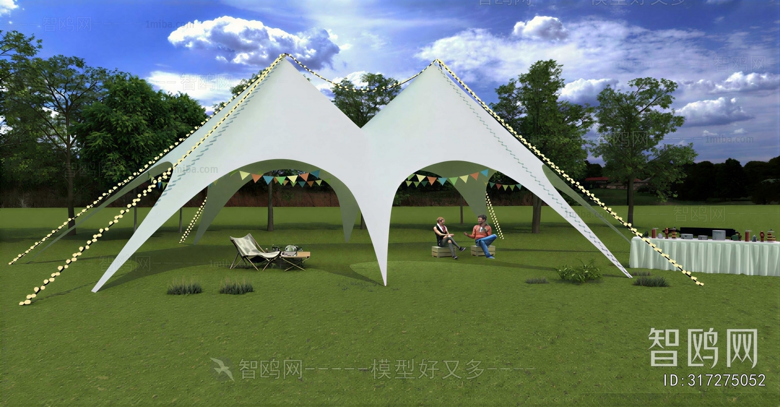 Modern Sunshade/Canopy/Tensioning Film