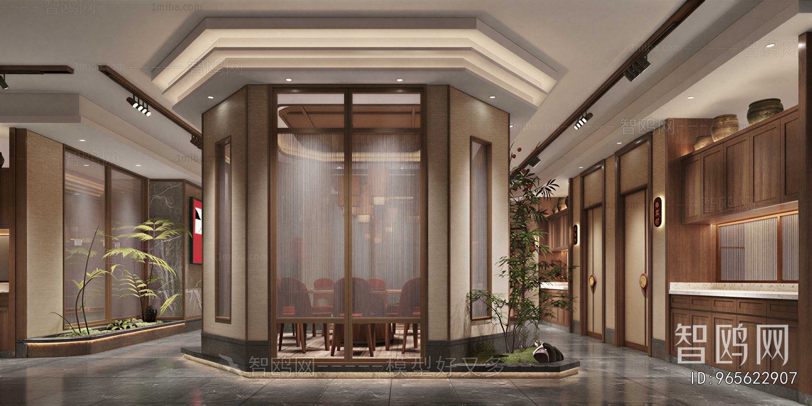 New Chinese Style Dining Room
