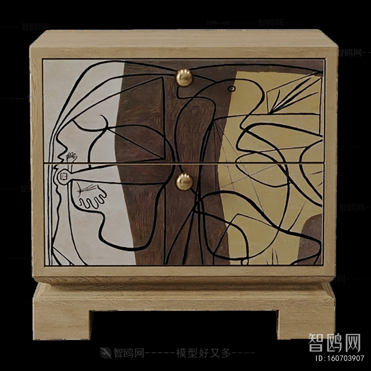 Modern Bedside Cupboard