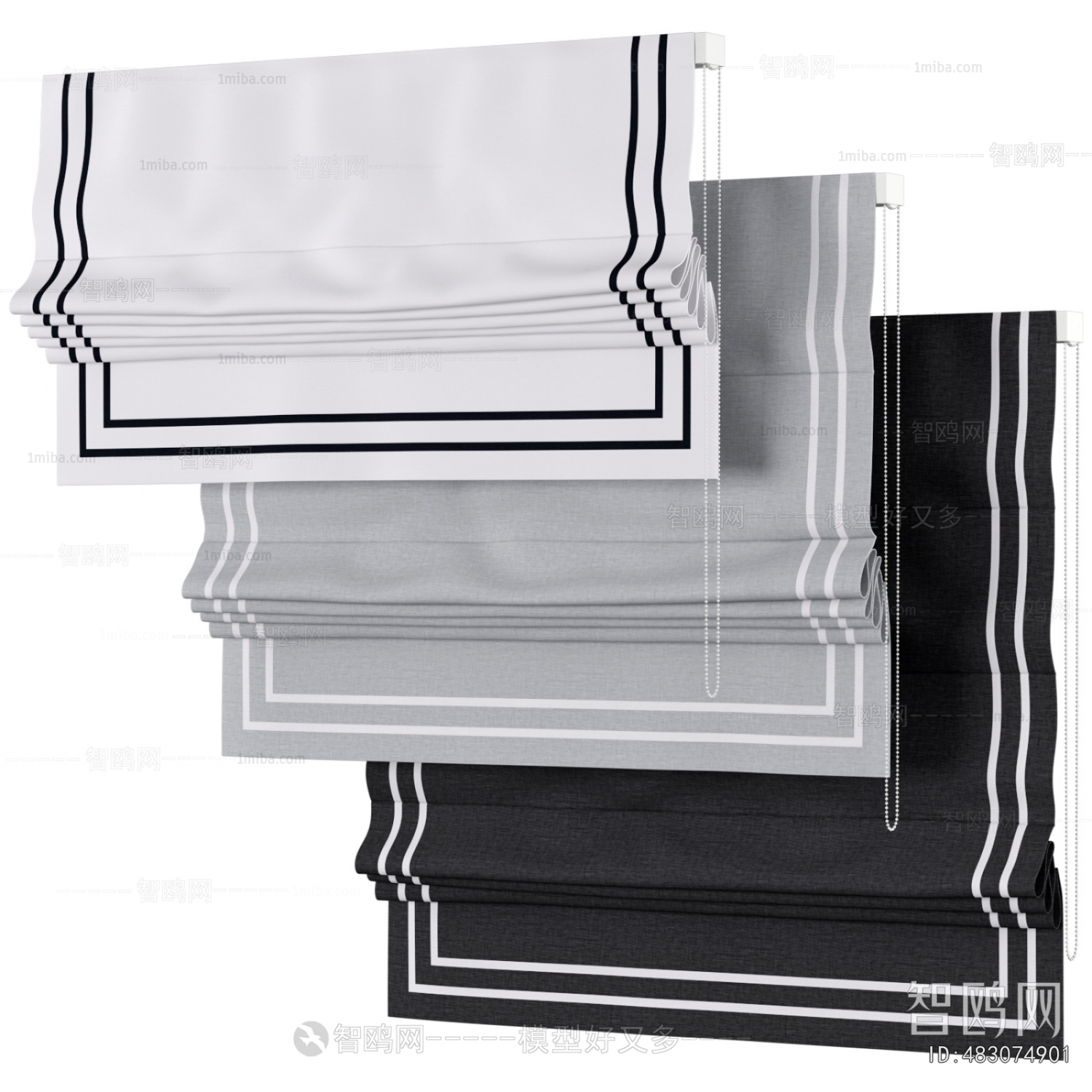 Modern Roman Curtain