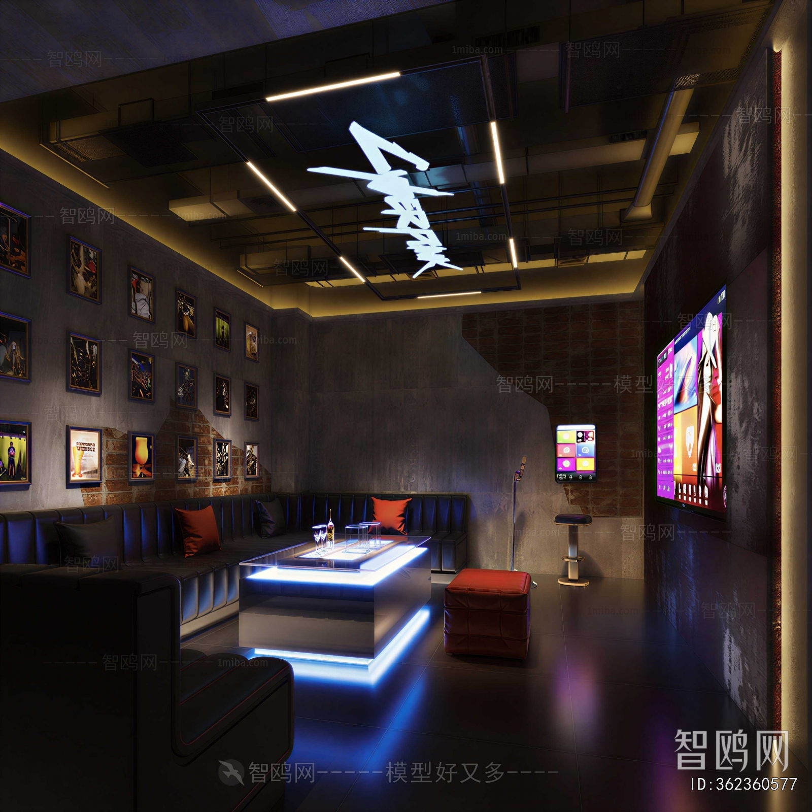 Industrial Style KTV Box