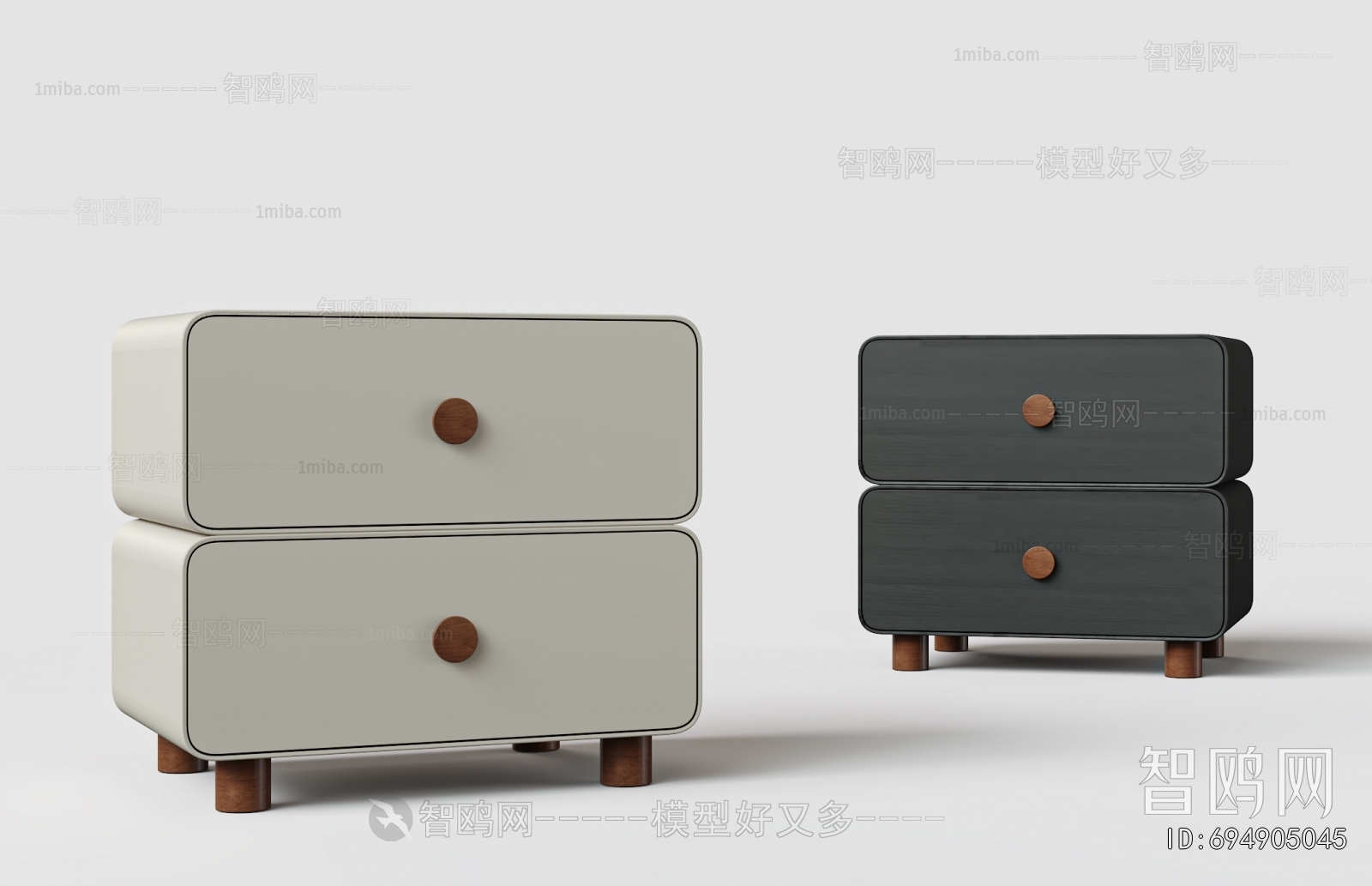 Modern Bedside Cupboard