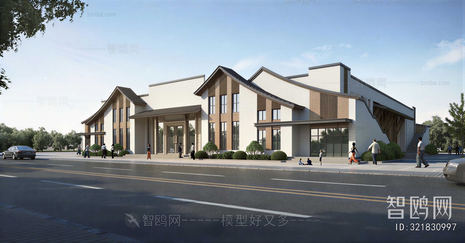 Chinese Style Public Building