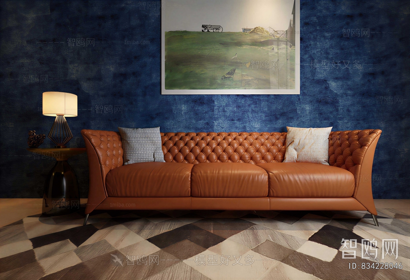 Modern Three-seat Sofa
