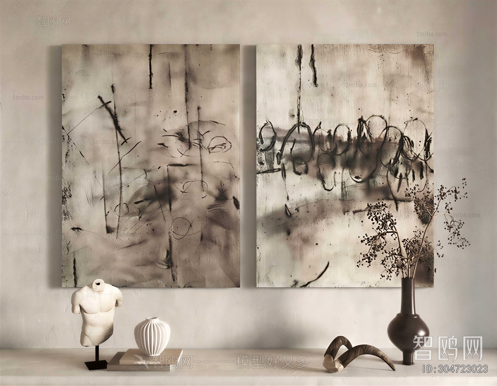 Wabi-sabi Style Painting