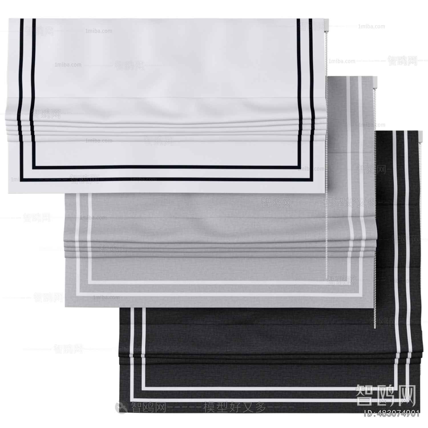 Modern Roman Curtain