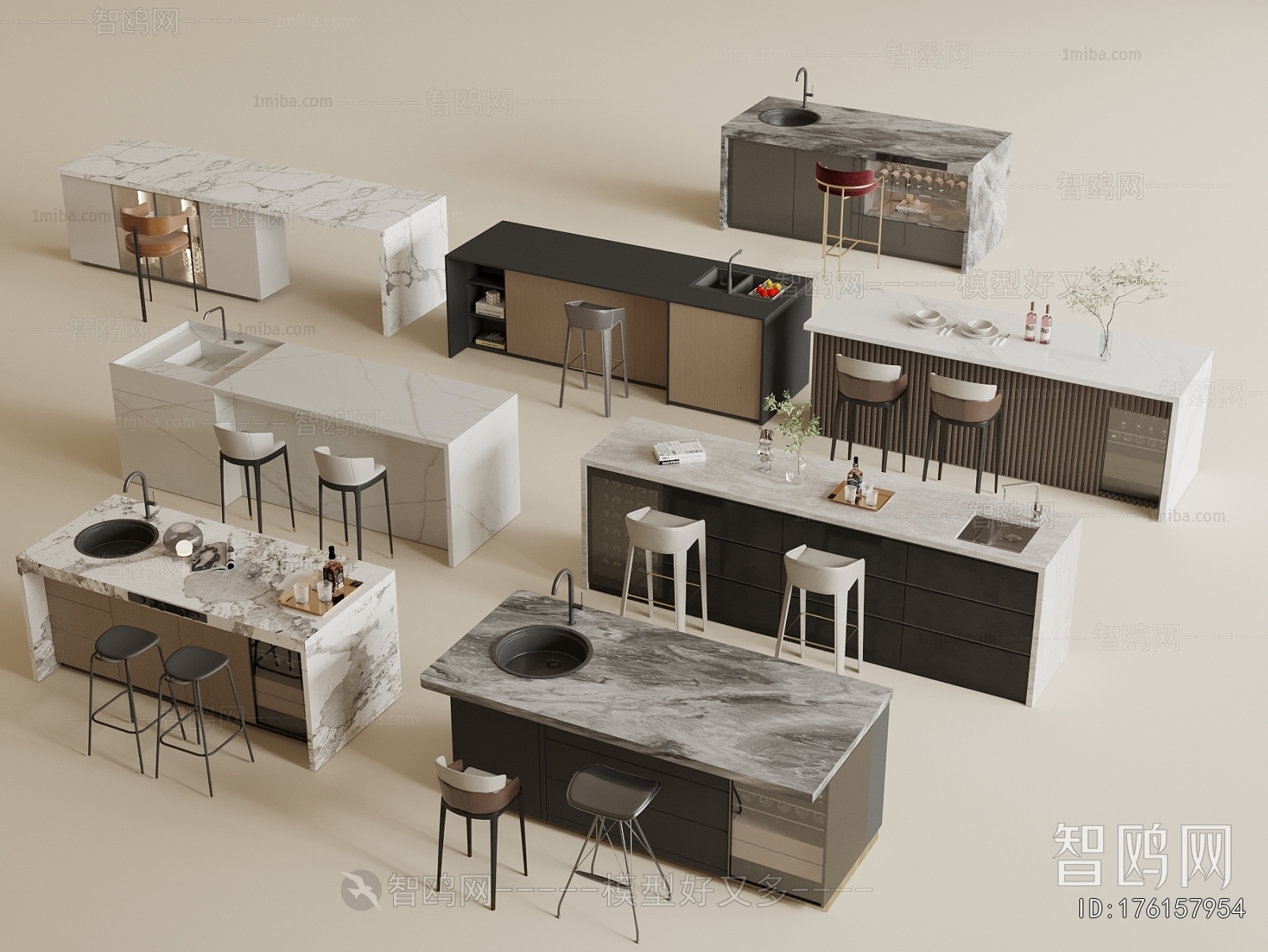 Modern Counter Bar