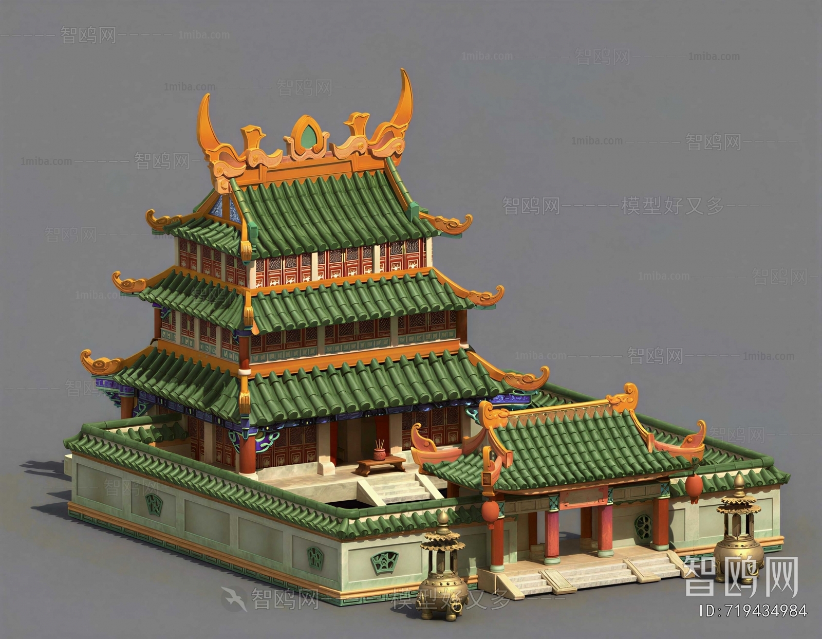 Chinese Style Ancient Architectural Buildings