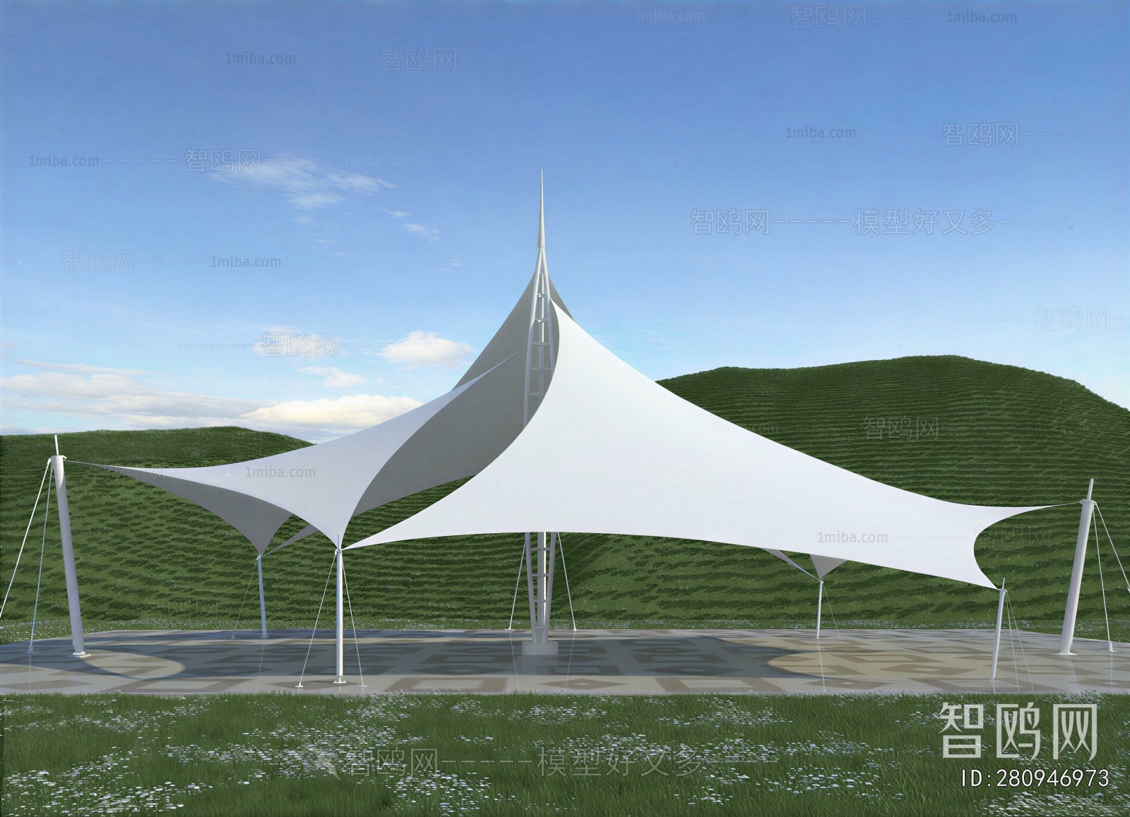Modern Sunshade/Canopy/Tensioning Film