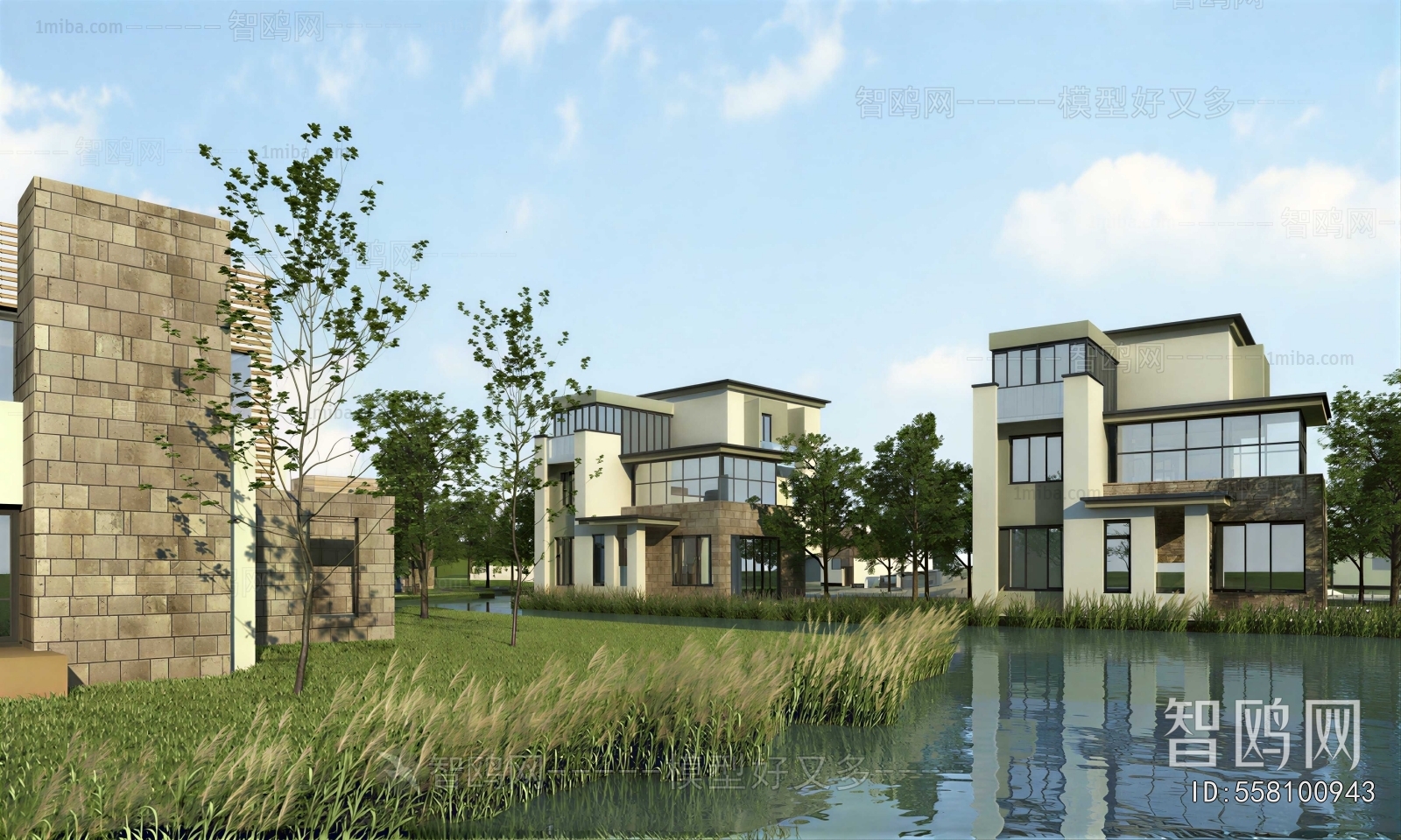 Simple European Style Villa Appearance