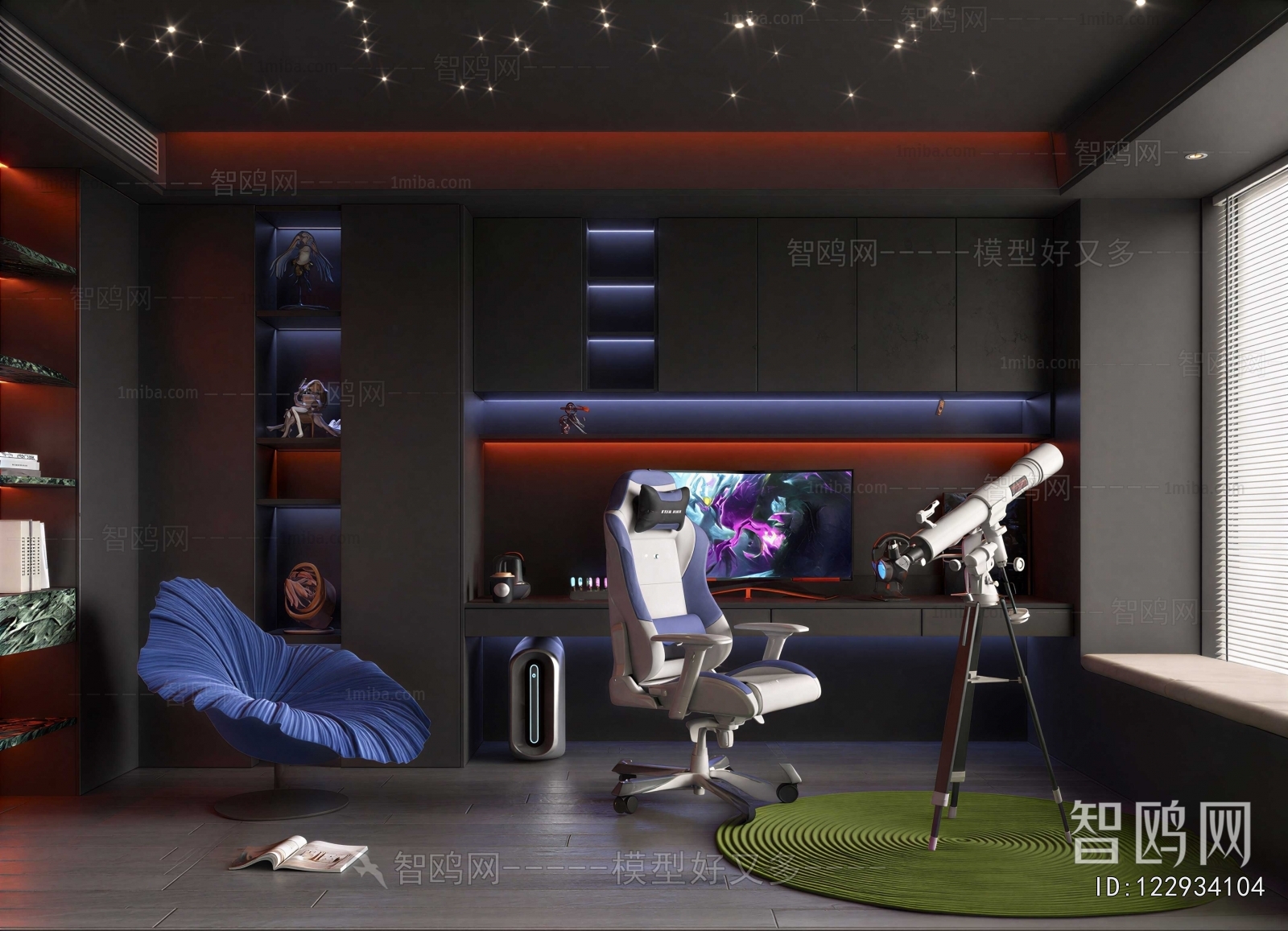 Modern E-sports Room