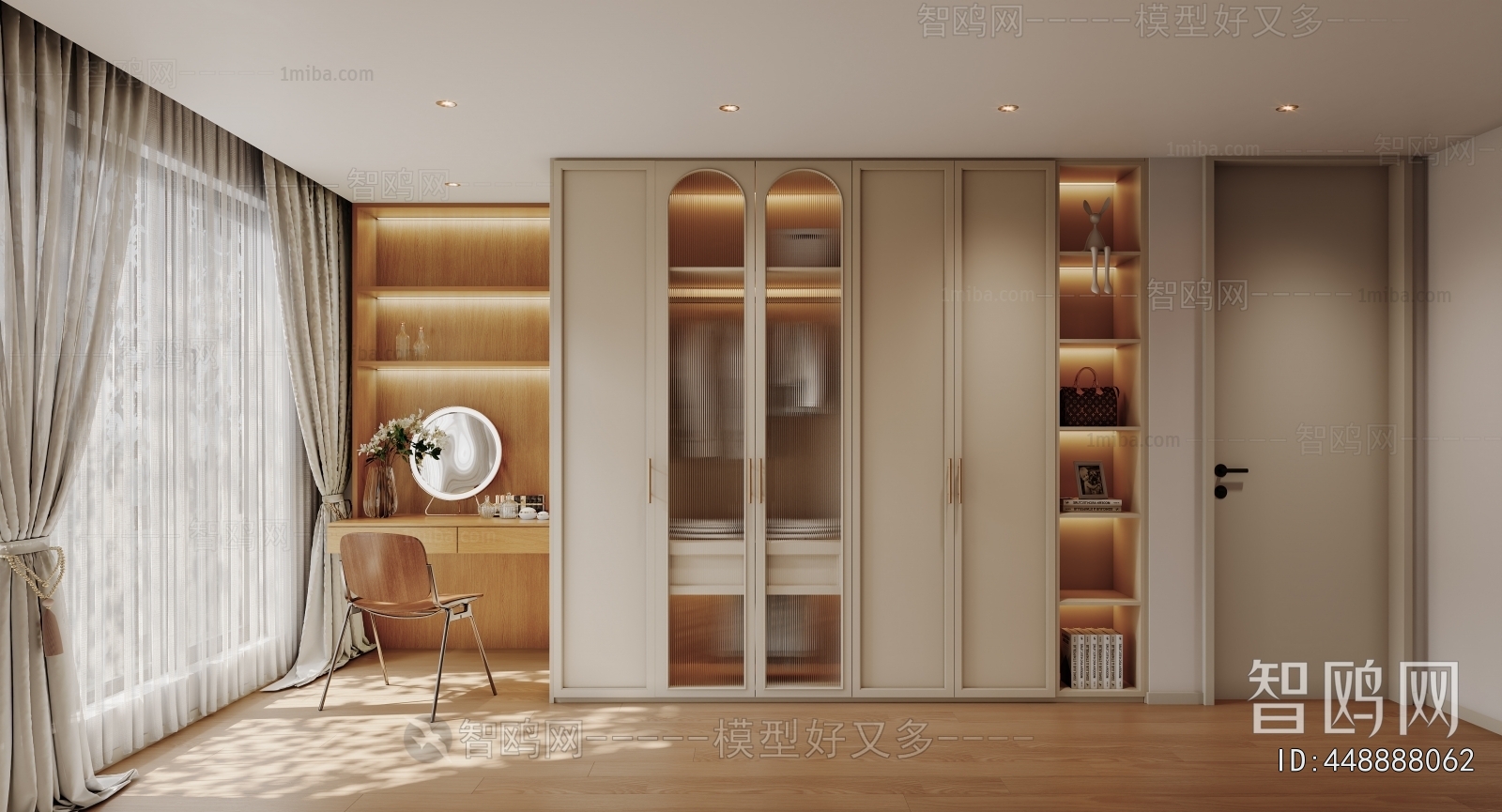 Modern Clothes Storage Area