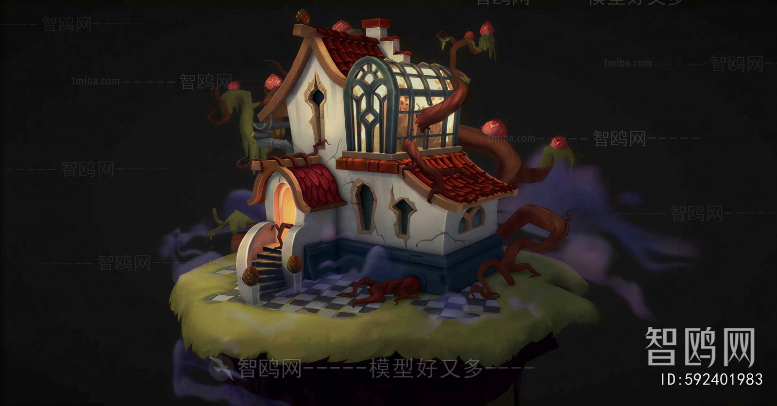 Modern Cartoon House