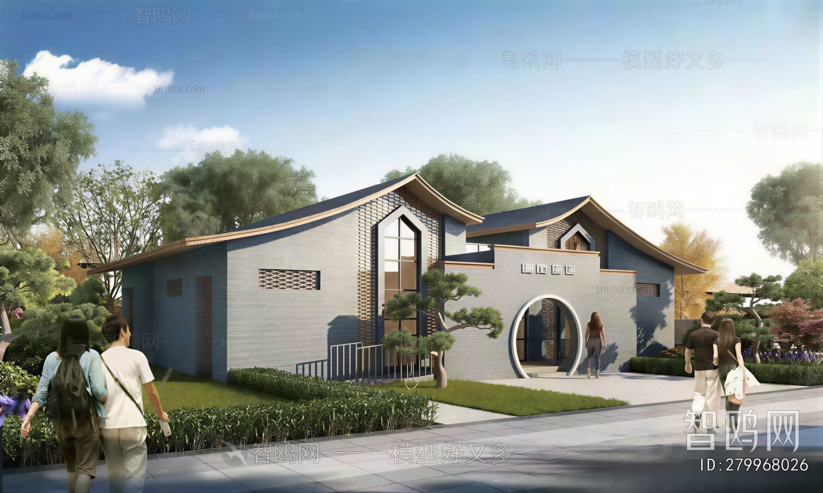 New Chinese Style Public Building
